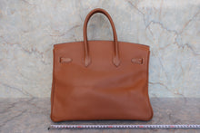 画像をギャラリービューアに読み込む, HERMES/エルメス バーキン35 クシュベル ゴールド □D刻印 ハンドバッグ 800090208