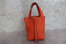 将图片加载到图库查看器,HERMES PICOTIN LOCK PM Clemence leather Orange poppy A刻印 Hand bag 800020131