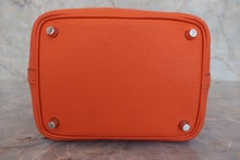 将图片加载到图库查看器,HERMES PICOTIN LOCK PM Clemence leather Orange poppy A刻印 Hand bag 800020131
