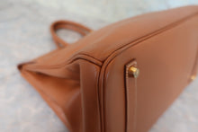 画像をギャラリービューアに読み込む, HERMES/エルメス バーキン35 クシュベル ゴールド □D刻印 ハンドバッグ 800090208