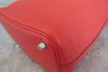 将图片加载到图库查看器,HERMES PICOTIN LOCK PM Clemence leather Rouge pivoine T Engraving Hand bag 800060159
