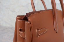 画像をギャラリービューアに読み込む, HERMES/エルメス バーキン35 クシュベル ゴールド □D刻印 ハンドバッグ 800090208