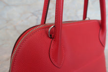 Load image into Gallery viewer, HERMES/BOLIDE 27 Epsom leather Rouge casaque T Engraving Shoulder bag 700070036