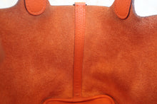 将图片加载到图库查看器,HERMES PICOTIN LOCK PM Clemence leather Orange poppy A刻印 Hand bag 800020131