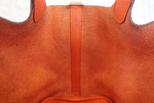 将图片加载到图库查看器,HERMES PICOTIN LOCK PM Clemence leather Orange poppy A刻印 Hand bag 800020131