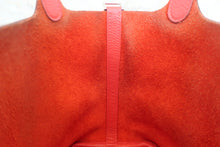 将图片加载到图库查看器,HERMES PICOTIN LOCK PM Clemence leather Rouge pivoine T Engraving Hand bag 800060159