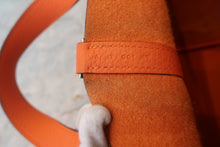 将图片加载到图库查看器,HERMES PICOTIN LOCK PM Clemence leather Orange poppy A刻印 Hand bag 800020131