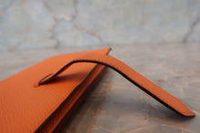 Load image into Gallery viewer, HERMES  Bearn Soufflet Epsom leather Mango □P Engraving Wallet 700090114