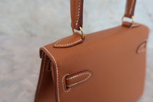 画像をギャラリービューアに読み込む, HERMES/エルメス ミニケリー20 クシュベル ゴールド □B刻印 ショルダーバッグ 800060195