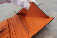 Load image into Gallery viewer, HERMES  Bearn Soufflet Epsom leather Mango □P Engraving Wallet 700090114