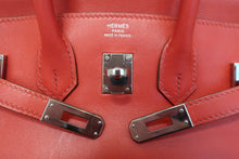 画像をギャラリービューアに読み込む, HERMES/エルメス バーキン25 タデラクト サンギーヌ □R刻印 ハンドバッグ 800090203