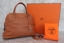 将图片加载到图库查看器,HERMES/BOLIDE 31 Clemence leather Gold □J刻印 Shoulder bag 800060201