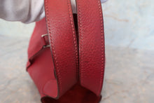 Load image into Gallery viewer, HERMES PICOTIN PM Clemence leather Rouge vif □G Engraving Hand bag 700120009