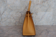 將圖片載入圖庫檢視器 HERMES/エルメス ケリー25 ヴォーエプソン ジョーヌアンブル C刻印 ショルダーバッグ 700070009