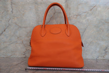将图片加载到图库查看器,HERMES/BOLIDE 31 Clemence leather Orange □L刻印 Shoulder bag 700110186