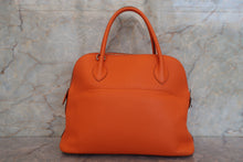 将图片加载到图库查看器,HERMES/BOLIDE 31 Clemence leather Orange □L刻印 Shoulder bag 700110186