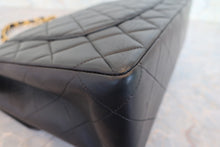 画像をギャラリービューアに読み込む, CHANEL/シャネル 中マトラッセシングルフラップチェーンショルダーバッグ ラムスキン ブラック/ゴールド金具 ショルダーバッグ 700120241