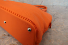 将图片加载到图库查看器,HERMES/BOLIDE 31 Clemence leather Orange □L刻印 Shoulder bag 700110186