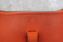 画像をギャラリービューアに読み込む, HERMES/エルメス エブリン3PM トリヨンクレマンス オレンジ □R刻印 ショルダーバッグ 800030120