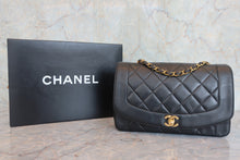 画像をギャラリービューアに読み込む, CHANEL/シャネル ダイアナマトラッセチェーンショルダーバッグ ラムスキン ブラック/ゴールド金具 ショルダーバッグ 800050045