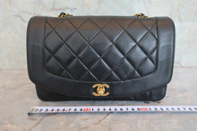 画像をギャラリービューアに読み込む, CHANEL/シャネル ダイアナマトラッセチェーンショルダーバッグ ラムスキン ブラック/ゴールド金具 ショルダーバッグ 800050045