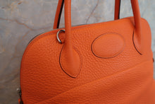 将图片加载到图库查看器,HERMES/BOLIDE 31 Clemence leather Orange □L刻印 Shoulder bag 700110186