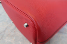 将图片加载到图库查看器,HERMES PICOTIN LOCK MM Clemence leather Rouge garance □H刻印 Hand bag 800030187