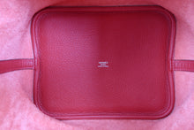 将图片加载到图库查看器,HERMES PICOTIN LOCK MM Clemence leather Rouge garance □H刻印 Hand bag 800030187