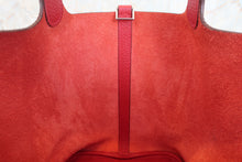 将图片加载到图库查看器,HERMES PICOTIN LOCK MM Clemence leather Rouge garance □H刻印 Hand bag 800030187