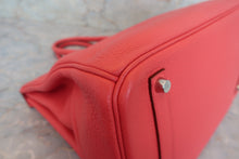 Load image into Gallery viewer, HERMES BIRKIN 35 Clemence leather Bougainvillier □M Engraving Hand bag 700060279