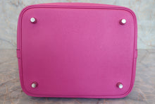 画像をギャラリービューアに読み込む, HERMES/エルメス ピコタンロックMMトレサージュ ヴォーエプソン マグノリア/ブルーサフィール/クレ C刻印 ハンドバッグ 800030190