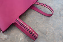 画像をギャラリービューアに読み込む, HERMES/エルメス ピコタンロックMMトレサージュ ヴォーエプソン マグノリア/ブルーサフィール/クレ C刻印 ハンドバッグ 800030190