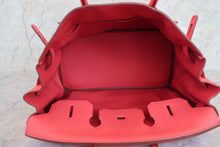 Load image into Gallery viewer, HERMES BIRKIN 35 Clemence leather Bougainvillier □M Engraving Hand bag 700060279