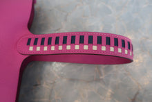 画像をギャラリービューアに読み込む, HERMES/エルメス ピコタンロックMMトレサージュ ヴォーエプソン マグノリア/ブルーサフィール/クレ C刻印 ハンドバッグ 800030190