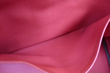 Load image into Gallery viewer, HERMES BIRKIN 35 Clemence leather Bougainvillier □M Engraving Hand bag 700060279