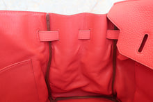 Load image into Gallery viewer, HERMES BIRKIN 35 Clemence leather Bougainvillier □M Engraving Hand bag 700060279