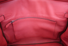 Load image into Gallery viewer, HERMES BIRKIN 35 Clemence leather Bougainvillier □M Engraving Hand bag 700060279