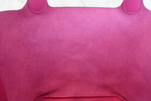 画像をギャラリービューアに読み込む, HERMES/エルメス ピコタンロックMMトレサージュ ヴォーエプソン マグノリア/ブルーサフィール/クレ C刻印 ハンドバッグ 800030190