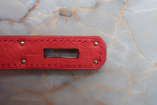 Load image into Gallery viewer, HERMES BIRKIN 35 Clemence leather Bougainvillier □M Engraving Hand bag 700060279