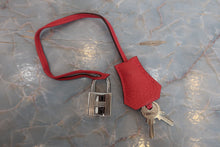 Load image into Gallery viewer, HERMES BIRKIN 35 Clemence leather Bougainvillier □M Engraving Hand bag 700060279