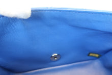 將圖片載入圖庫檢視器 CHANEL/シャネル ミニマトラッセシングルフラップチェーンショルダーバッグ ラムスキン ブルー/シルバー金具 ショルダーバッグ 700060011