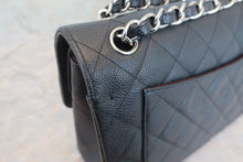 将图片加载到图库查看器,CHANEL/香奈儿 中号CF 双盖 双链 肩背包 荔枝皮 Black/Silver hadware(黑色/银色金属) 肩背包 800020211