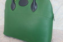 画像をギャラリービューアに読み込む, HERMES/エルメス ボリード35 クシュベル グリーン/ネイビー 〇Z刻印 ハンドバッグ 700060309