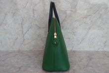 画像をギャラリービューアに読み込む, HERMES/エルメス ボリード35 クシュベル グリーン/ネイビー 〇Z刻印 ハンドバッグ 700060309