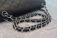 将图片加载到图库查看器,CHANEL/香奈儿 中号CF 双盖 双链 肩背包 荔枝皮 Black/Silver hadware(黑色/银色金属) 肩背包 800020211