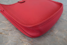 将图片加载到图库查看器,HERMES EVELYNE TPM Clemence leather Rose extreme C刻印 Shoulder bag 700120039