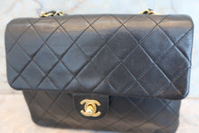 將圖片載入圖庫檢視器 CHANEL/シャネル ミニマトラッセシングルフラップチェーンショルダーバッグ ラムスキン ブラック/ゴールド金具 ショルダーバッグ 700090100