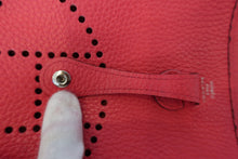 将图片加载到图库查看器,HERMES EVELYNE TPM Clemence leather Rose extreme C刻印 Shoulder bag 700120039