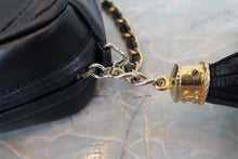 画像をギャラリービューアに読み込む, CHANEL/シャネル ココマークフリンジチェーンショルダーバッグ ラムスキン ネイビー/ゴールド金具 ショルダーバッグ 800050062