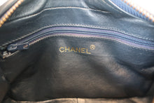 画像をギャラリービューアに読み込む, CHANEL/シャネル ココマークフリンジチェーンショルダーバッグ ラムスキン ネイビー/ゴールド金具 ショルダーバッグ 800050062